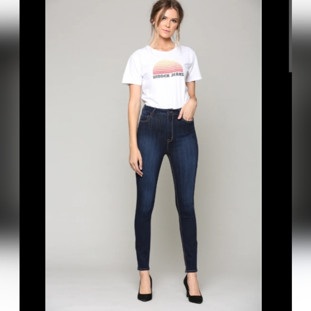 Free People dark denim jeans - Picture 1 of 10